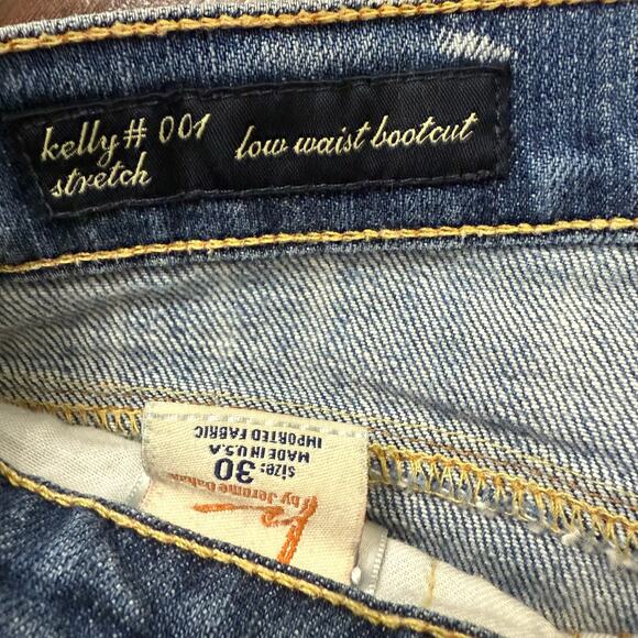 Citizens Of Humanity Kelly Low Waist Bootcut Jeans Y2K Animal Print Cheetah 30 - Picture 7 of 9